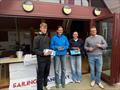 Prize winners in the RS600 Rooster National Series event at Warsash &copy; Laurie Callaghan