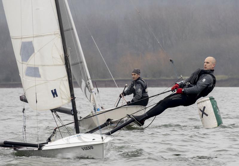 Jamie Mawson finishes third at the Notts County First of Year Race photo copyright David Eberlin taken at Notts County Sailing Club and featuring the RS600 class