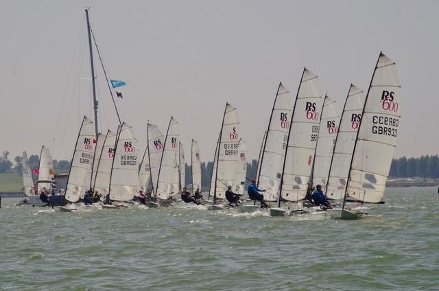 RS600s racing at Lee-on-the-Solent Sailing Club photo copyright Martyn Smith taken at Lee-on-the-Solent Sailing Club and featuring the RS600 class