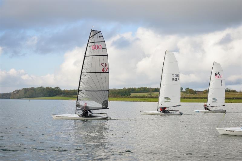 RS600 End of Seasons Regatta (new mainsail on the left) photo copyright Peter Fothergill taken at Rutland Sailing Club and featuring the RS600 class