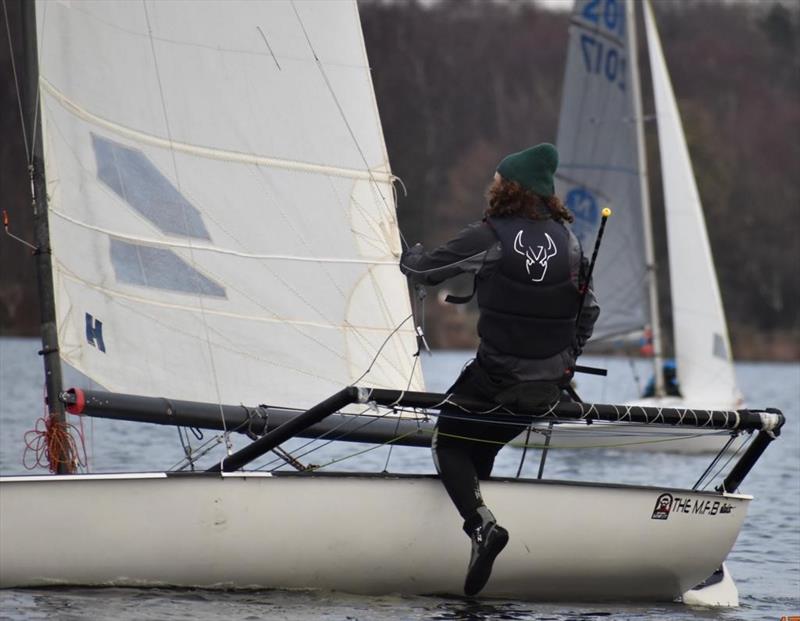 Spiderman during the Polar Pursuit Race 2022 at Chase SC photo copyright Alex Walton taken at Chase Sailing Club and featuring the RS600 class