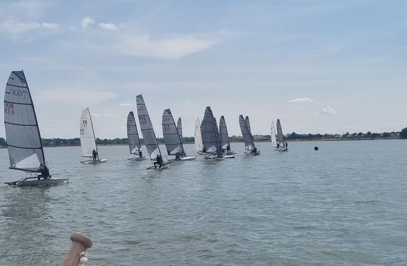 Noble Marine Allen RS600 Nationals Day 1 photo copyright Alice Crick / Debbie Montague taken at Stone Sailing Club and featuring the RS600 class