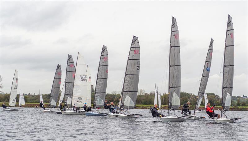 Startline during the RS600 Open at Notts County SC photo copyright David Eberlin taken at Notts County Sailing Club and featuring the RS600 class