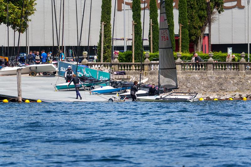 Practice race - Sailboat Deliveries RS600 Eurocup at Garda - photo © Natalie Smith