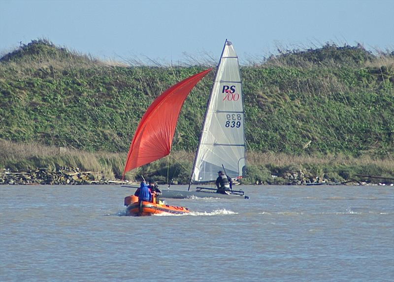 Sunshine for the 2014 Hoo Freezer photo copyright Mark Barnes taken at Wilsonian Sailing Club and featuring the RS700 class
