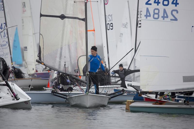 Light airs for the Oxford Blue on Farmoor Reservoir photo copyright Tim Olin / www.olinphoto.co.uk taken at Oxford Sailing Club and featuring the RS700 class