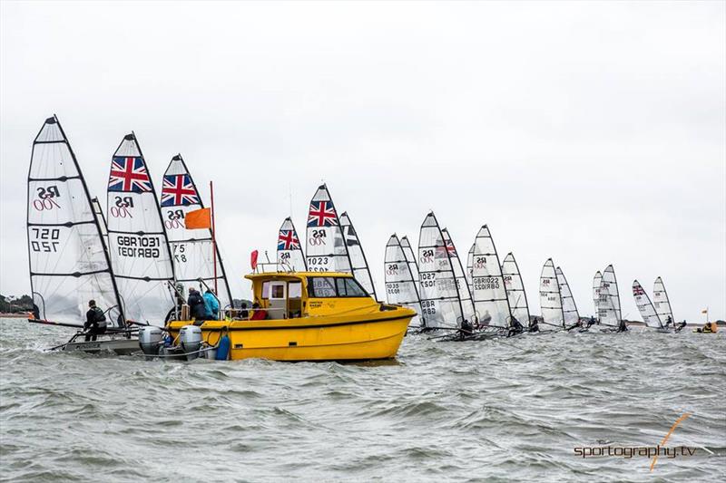 RS700 and RS800 Volvo Noble Marine Nationals at Stokes Bay day 1 photo copyright Alex & David Irwin / www.sportography.tv taken at Stokes Bay Sailing Club and featuring the RS700 class