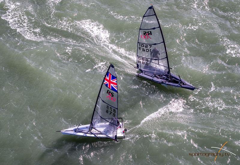 RS700 and RS800 Volvo Noble Marine Nationals at Stokes Bay day 2 photo copyright Alex & David Irwin / www.sportography.tv taken at Stokes Bay Sailing Club and featuring the RS700 class