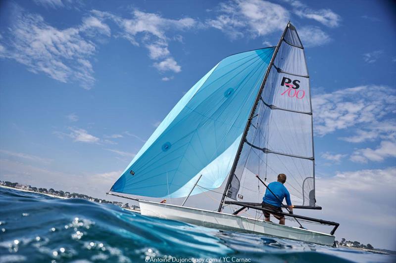 RS700 racing in Carnac photo copyright Antoine Dujoncquoy taken at Yacht Club de Carnac and featuring the RS700 class