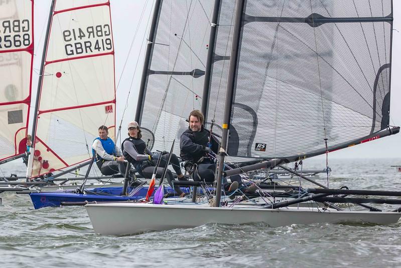 RS700s at the Stokes Bay Skiff Open photo copyright Tim Olin / www.olinphoto.co.uk taken at Stokes Bay Sailing Club and featuring the RS700 class