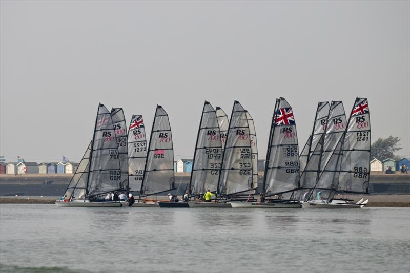 Launching on day 2 of the Noble Marine RS700 Nationals at Brighlingsea photo copyright William Stacey taken at Brightlingsea Sailing Club and featuring the RS700 class