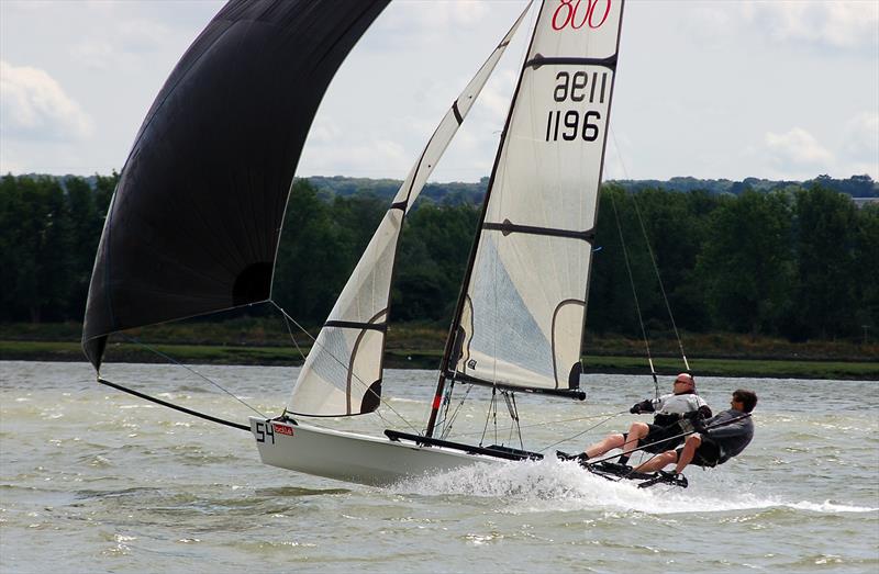 Medway Dinghy Regatta 2015 photo copyright Nick Champion / www.championmarinephotography.co.uk taken at Wilsonian Sailing Club and featuring the RS800 class