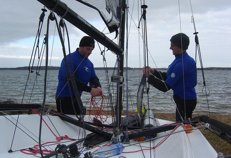 Roger Phillips & Will Crocker win the Gul RS800 Inland & Spring Championship at Grafham Water - photo © Clare Sargent