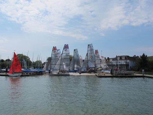 RS800 Coaching Weekend at Itchenor photo copyright Chris Feibusch taken at Itchenor Sailing Club and featuring the RS800 class