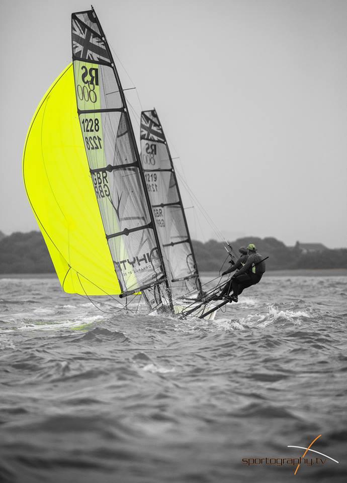 RS700 and RS800 Volvo Noble Marine Nationals at Stokes Bay day 1 photo copyright Alex & David Irwin / www.sportography.tv taken at Stokes Bay Sailing Club and featuring the RS800 class