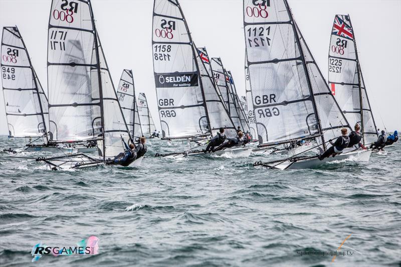 RS800 Nationals day 1 at the RS Games photo copyright Alex & David Irwin / www.sportography.tv taken at Weymouth & Portland Sailing Academy and featuring the RS800 class