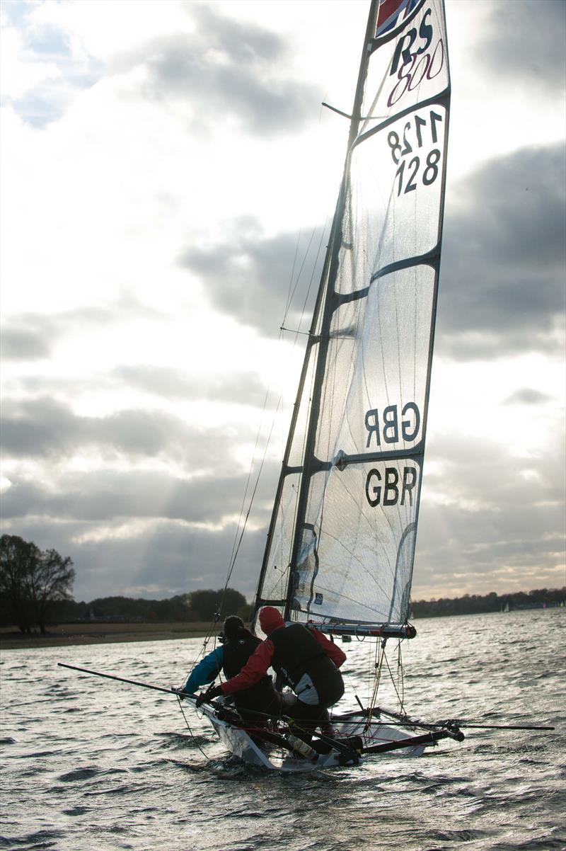 Ciaran Hurney & Mel Kwan during the RS800 End of Season Regatta at Rutland photo copyright Peter Fothergill / www.fothergillphotography.com taken at Rutland Sailing Club and featuring the RS800 class