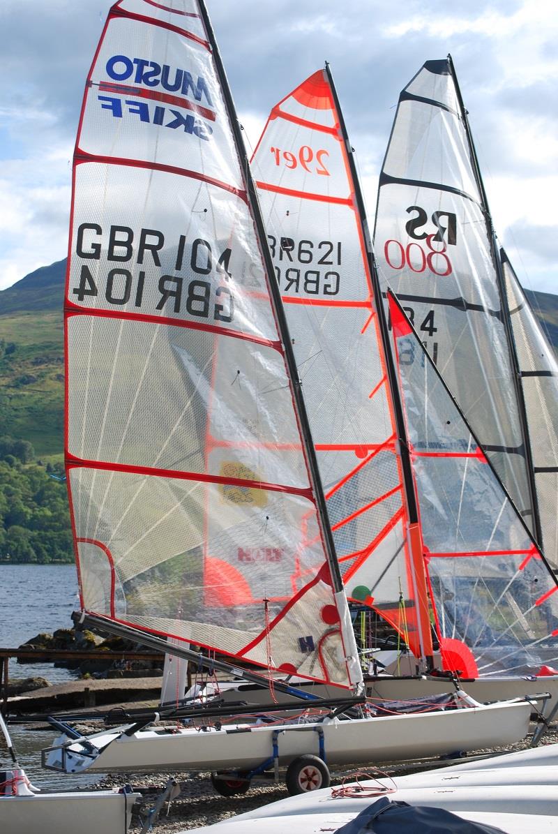 Skiffs ashore - RS800 Northern Tour photo copyright Sailingfast taken at East Lothian Yacht Club and featuring the RS800 class