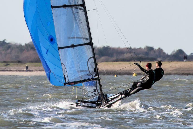 2019 Lymington Town SC Solent Circuit day 7 - the RS800 of George Richards and Gregory Brown photo copyright Brain Earl taken at Lymington Town Sailing Club and featuring the RS800 class