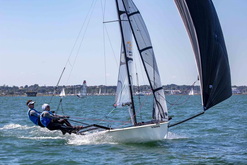 RS800 winners Luke and Emma McEwen at the Lymington Dinghy Regatta 2022 photo copyright Tim Olin / www.olinphoto.co.uk taken at Lymington Town Sailing Club and featuring the RS800 class