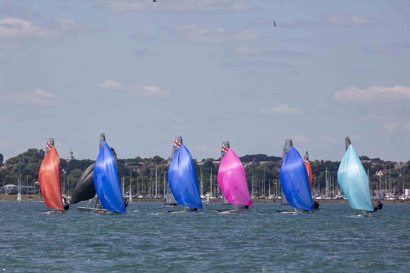 RS800 fleet a colourful sight during the Lymington Dinghy Regatta 2022 photo copyright Tim Olin / www.olinphoto.co.uk taken at Royal Lymington Yacht Club and featuring the RS800 class