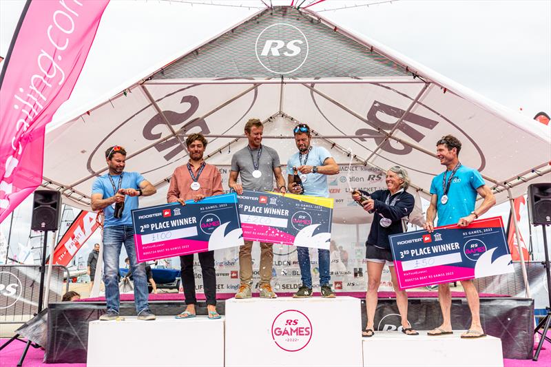 RS800 winners podium - photo © Digital Sailing