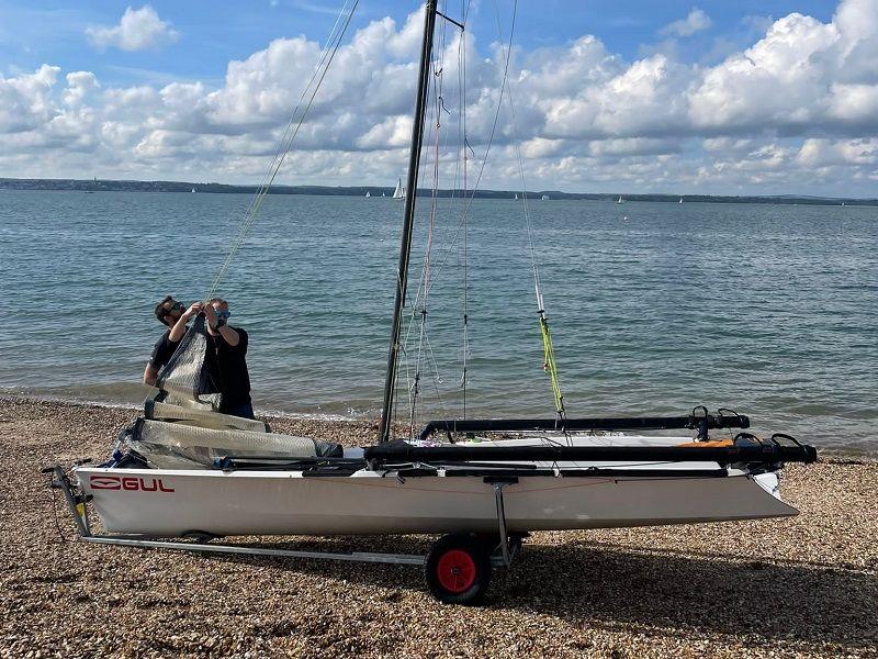 RS800 Class Development Day at Stokes Bay photo copyright Fiona Hampshire taken at Stokes Bay Sailing Club and featuring the RS800 class