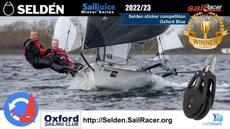 The Oxford Blue sticker winner - Seldén SailJuice Winter Series 2022-23 finale - photo © Tim Olin / www.olinphoto.co.uk
