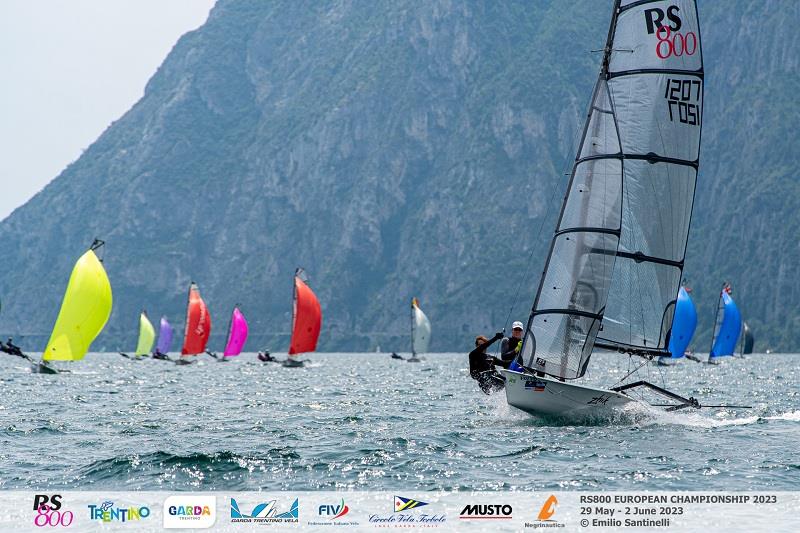 RS800 Europeans at Lake Garda, Italy day 2 photo copyright Emilio Sabtinelli taken at Circolo Vela Torbole and featuring the RS800 class