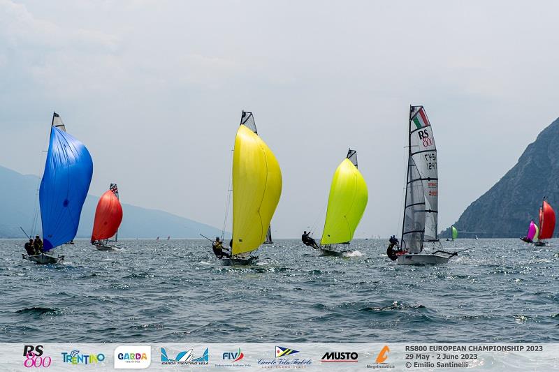 RS800 Europeans at Lake Garda, Italy day 2 photo copyright Emilio Sabtinelli taken at Circolo Vela Torbole and featuring the RS800 class