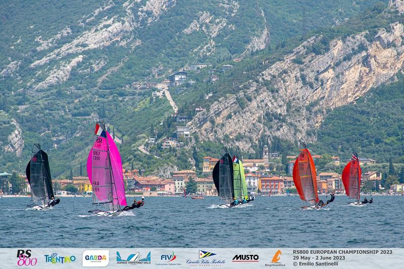 RS800 Europeans at Lake Garda, Italy day 5 photo copyright Emilio Sabtinelli taken at Circolo Vela Torbole and featuring the RS800 class