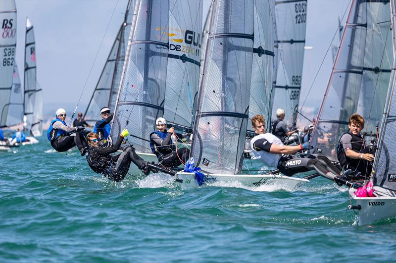 RS800s at the Salcombe Gin RS Summer Regatta photo copyright Phil Jackson / Digital Sailing taken at Hayling Island Sailing Club and featuring the RS800 class