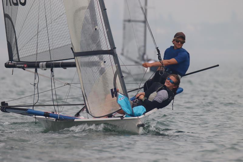 Tom Walker & Alice Masterman on day 2 of the Noble Marine RS800 Nationals at Brighlingsea photo copyright William Stacey taken at Brightlingsea Sailing Club and featuring the RS800 class