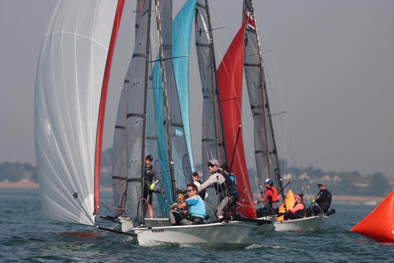 Light wind kite work on day 3 of the Noble Marine RS800 Nationals at Brighlingsea - photo © William Stacey