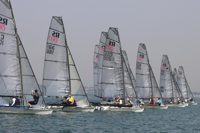 Start on day 3 of the Noble Marine RS800 Nationals at Brighlingsea photo copyright William Stacey taken at Brightlingsea Sailing Club and featuring the RS800 class
