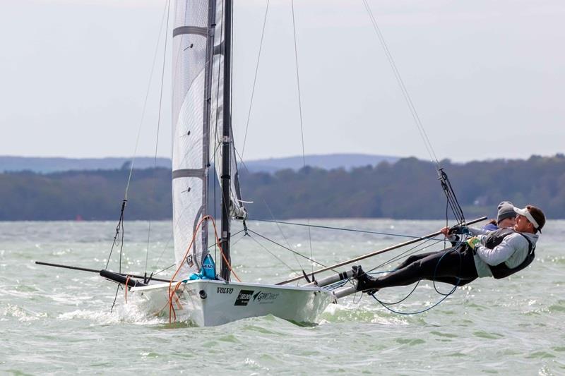 Monique Vennis- Ozanne & Hugh Shone during the RS800 Rooster National Tour at Stokes Bay - photo © Tim Olin / www.olinphoto.co.uk