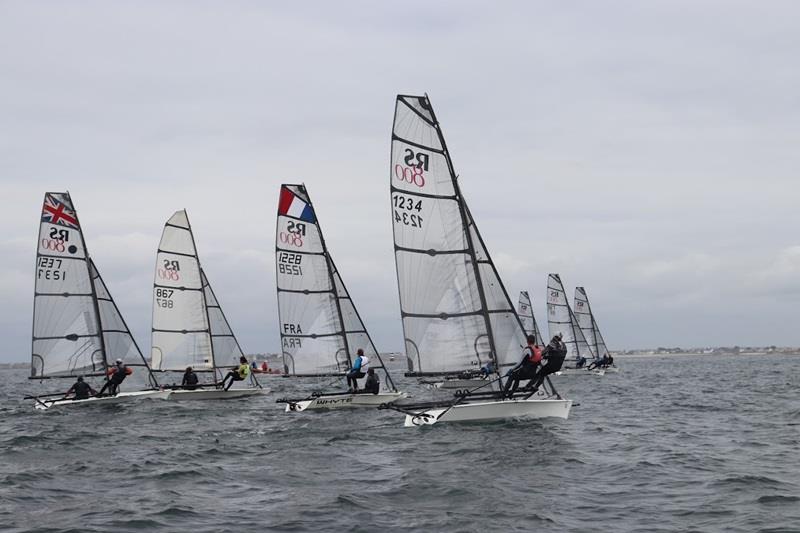 RS800 Europeans in Larmor Plage, France  photo copyright Christophe Francois taken at Société Nautique de Larmor-Plage and featuring the RS800 class