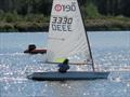 Iona Willows wins the 7 fleet at the RS Aero UK Womens Championship and Coaching at Bowmoor © Stephen Tanner