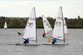 Gareth Griffihs leads Jeff Davison during the RS Aero Spring Championship at Island Barn © gmazzarini.com / IBRSC