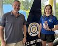 RS Aero Western Championships 2025: Event sponsor Cillian Griffith, Covy Water Sport with Irish Aero Western Champion Sophie Crosbie (RCYC)