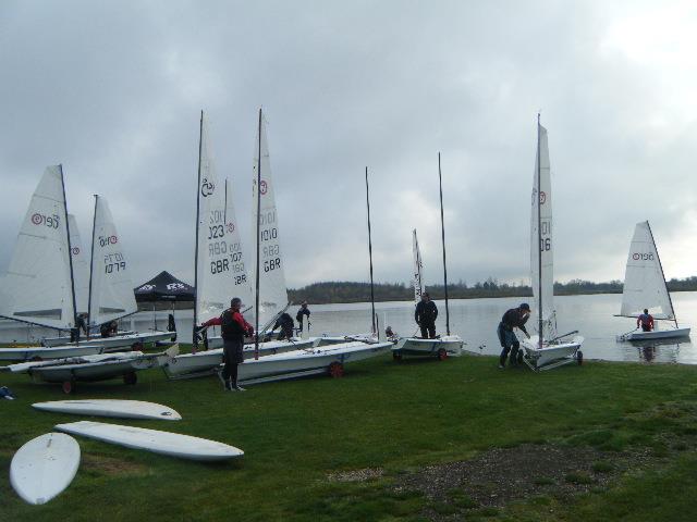 RS Aeros at the Bowmoor Bubble photo copyright Peter Barton taken at Bowmoor Sailing Club and featuring the  class