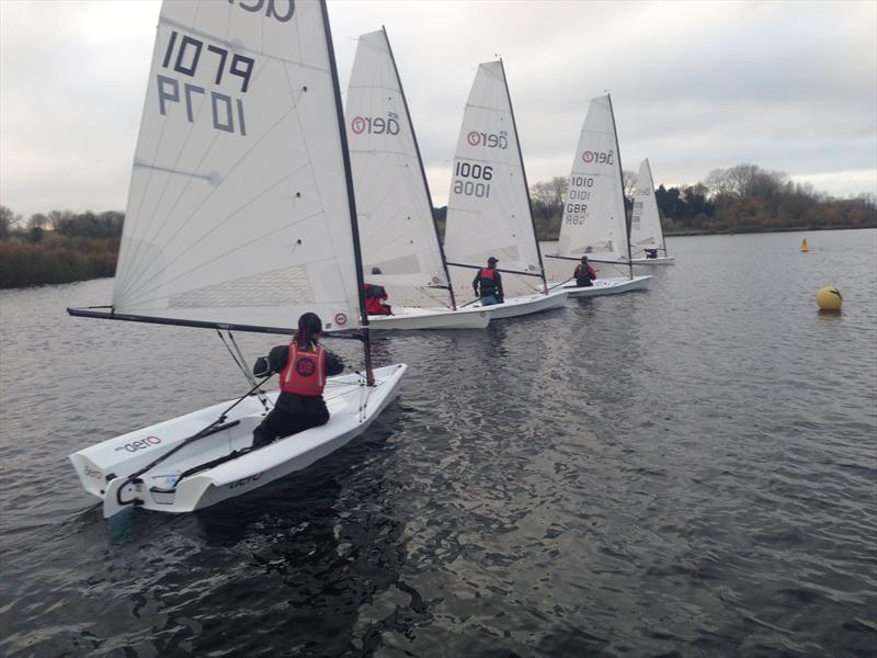 RS Aeros at the Bowmoor Bubble photo copyright Peter Barton taken at Bowmoor Sailing Club and featuring the  class