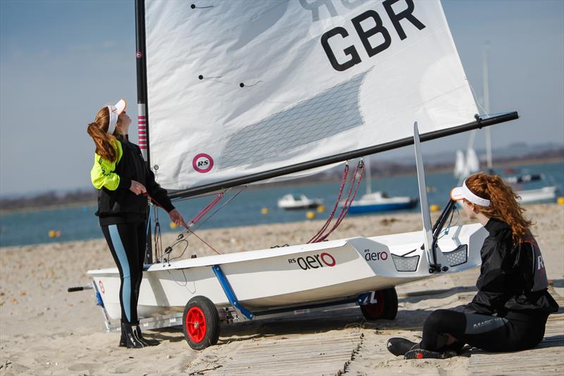 RS Aero rigging photo copyright Paul Wyeth taken at Weymouth & Portland Sailing Academy and featuring the  class