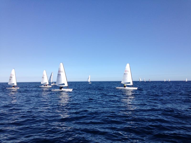 RS Aerocup Barcelona day 1 photo copyright Frances Peters taken at Barcelona International Sailing Center and featuring the  class