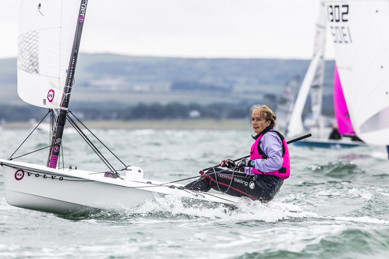 Jane Peckham of Gurnard SC, 3rd in the RS Aero 7 fleet at the  RS Aero Magic Marine Southern Championship photo copyright Alex & David Irwin / www.sportography.tv taken at Lymington Town Sailing Club and featuring the  class