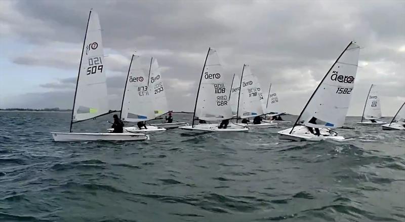 RS Aero Winter Training at Hayling Island photo copyright LW Media taken at Hayling Island Sailing Club and featuring the  class