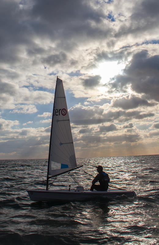 Ken Fowler, Vice Commodore of Highcliffe Sailing Club, will attempt to sail an RS Aero from Land's End to John O'Groats photo copyright Giles Fletcher taken at Highcliffe Sailing Club and featuring the  class