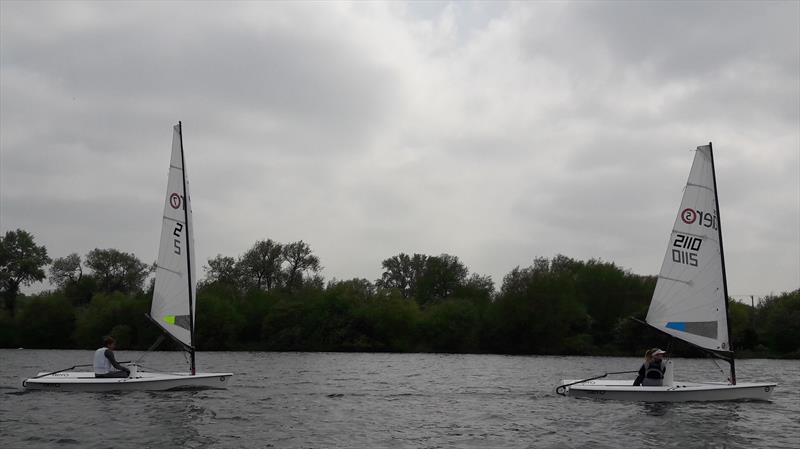 RS Aeros at Reading photo copyright Newton Anthony taken at Reading Sailing Club and featuring the  class