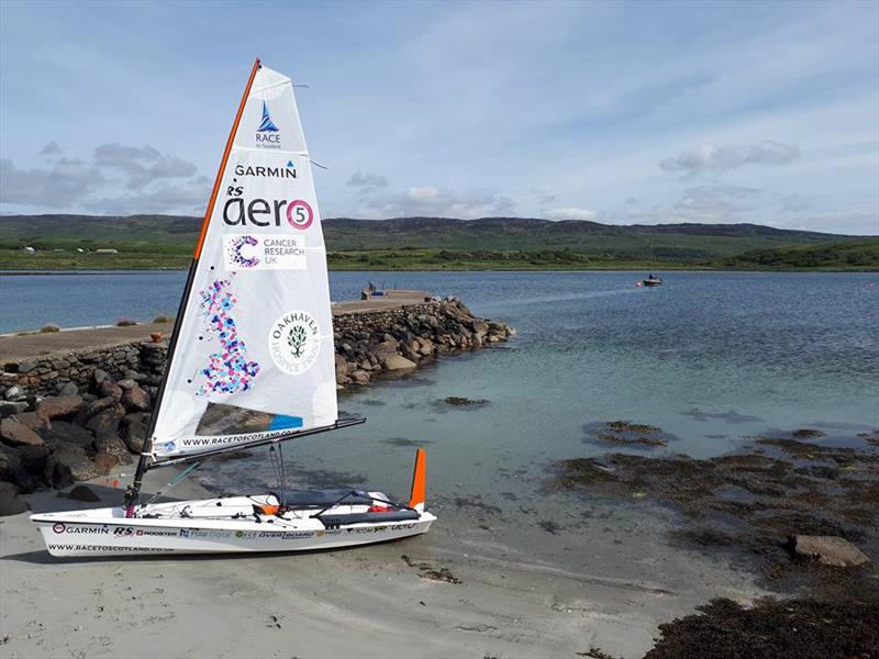 Taking a rest during Ken Fowler's Race to Scotland photo copyright Race to Scotland taken at  and featuring the  class