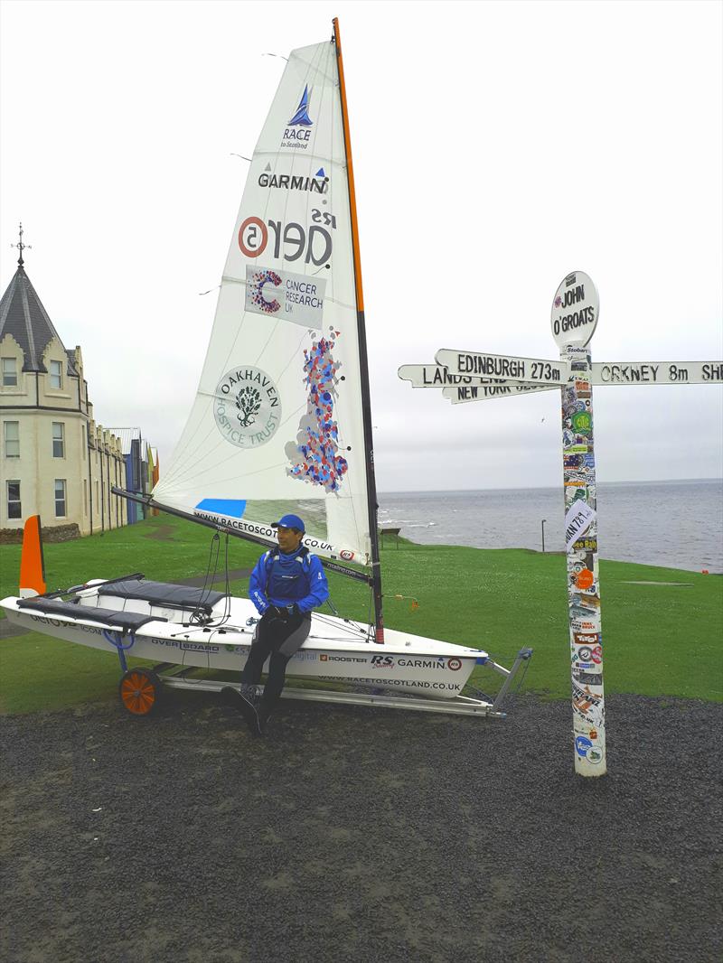 Team Race to Scotland at John O'Groats - photo © Race to Scotland